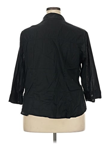 Style&Co 3/4 Sleeve Button-Down Shirt (view 2)