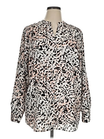 Calvin Klein Long Sleeve Blouse (view 1)
