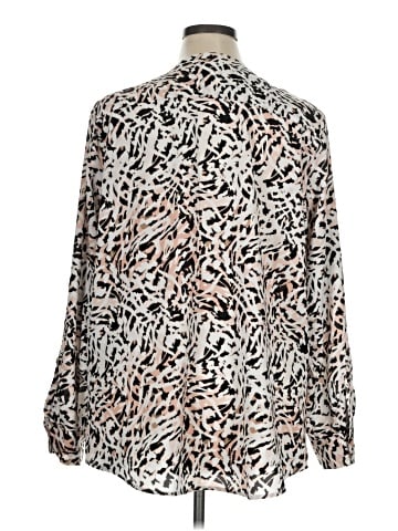 Calvin Klein Long Sleeve Blouse (view 2)