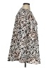 Calvin Klein 100% Polyester Animal Print Silver Long Sleeve Blouse Size 1X - photo 4