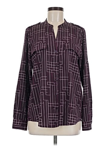 Calvin Klein Long Sleeve Blouse (view 1)