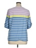 Ruby Rd. Stripes Blue 3/4 Sleeve T-Shirt Size 1X - photo 2