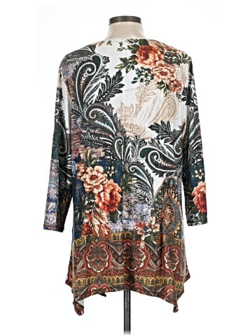 Zenergy by Chico's 3/4 Sleeve T-Shirt (view 2)