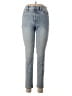 Express Hearts Blue Jeans Size M - photo 1