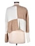 Jessica Simpson 100% Acrylic Color Block Tan Pullover Sweater Size L - photo 2