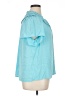 Torrid Blue Short Sleeve Blouse Size 1X Plus (1) - photo 4