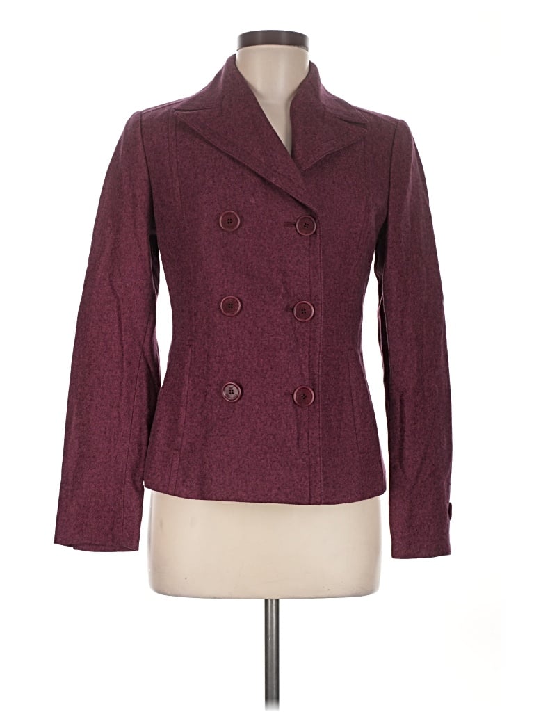 Pre-owned Façonnable Blazer Jacket In Burgundy