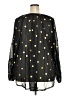 Unbranded Polka Dots Black 3/4 Sleeve Blouse Size 2X - photo 2