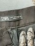 Zara Solid Black Shorts Size S - photo 3