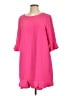 CeCe 100% Polyester Solid Pink Casual Dress Size 12 - photo 1