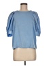 DKNY 100% Polyester Blue 3/4 Sleeve Blouse Size M - photo 1