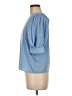 DKNY 100% Polyester Blue 3/4 Sleeve Blouse Size M - photo 5
