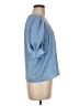 DKNY 100% Polyester Blue 3/4 Sleeve Blouse Size M - photo 4