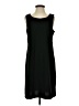 Perceptions Solid Black Casual Dress Size S - photo 1