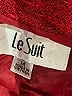 Le Suit 100% Polyester Burgundy Blazer Size 14 - photo 6
