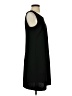 Perceptions Solid Black Casual Dress Size S - photo 4