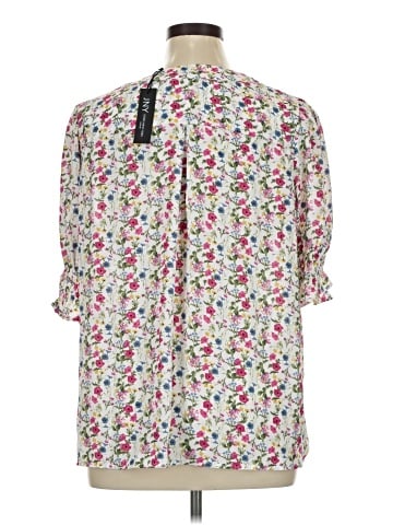 Jones New York Short Sleeve Blouse (view 2)