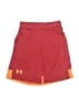 Under Armour 100% Polyester Color Block Red Athletic Shorts Size XS (youth) - photo 1