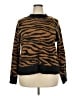 Apt. 9 100% Acrylic Animal Print Brown Pullover Sweater Size XXL - photo 1