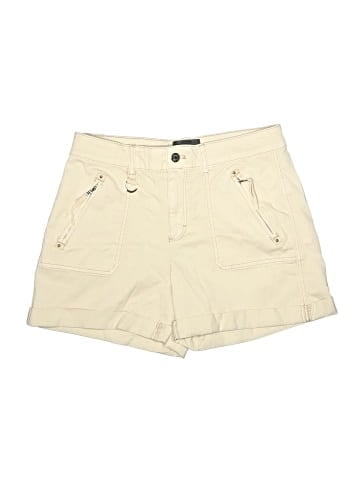 White House Black Market Khaki Shorts (view 1)