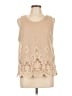 Chico's Tan Sleeveless Blouse Size L - photo 1