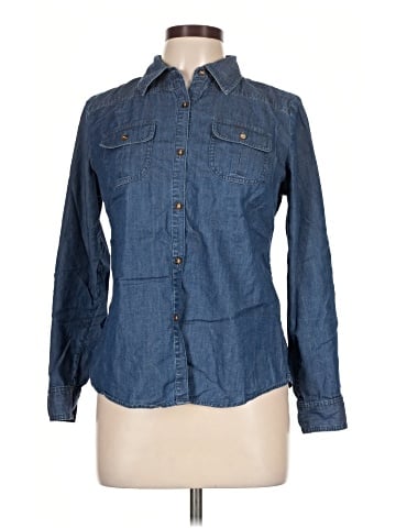 Charter Club Long Sleeve Button-Down Shirt (view 1)