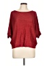 212 Collection 100% Acrylic Red Poncho Size L - photo 1