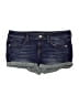 Express Jeans Blue Denim Shorts Size 6 - photo 1
