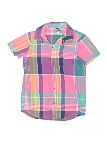 Tea Short Sleeve Button-Down Shirt (view 1)
