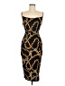 Guess 100% Polyester Graphic Black Cocktail Dress Size M - photo 1