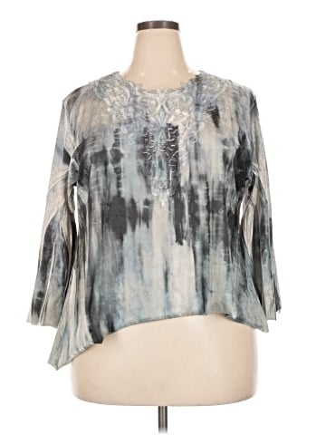 Jess & Jane 3/4 Sleeve Blouse (view 1)