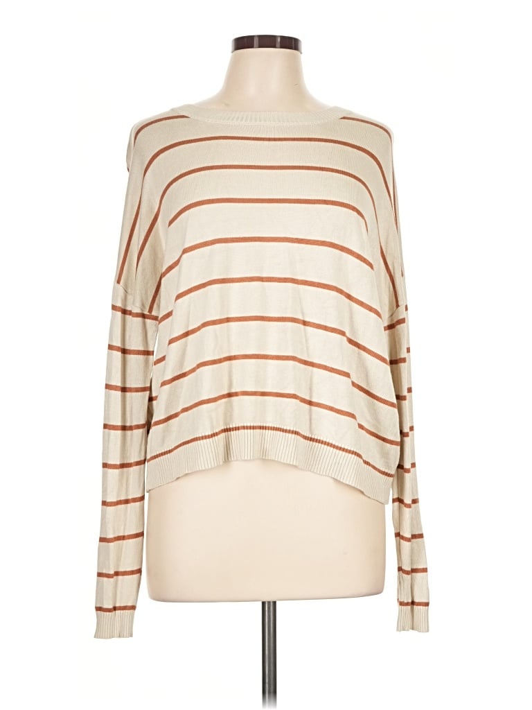 Pre-owned Wishlist Pullover Sweater In Ivory