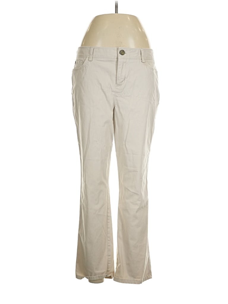 Pre-owned Dana Buchman Khaki Pant In Tan