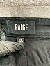 Paige Chevron-herringbone Black Jeans Size 34 waist - photo 4
