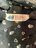 H&M 100% Polyester Hearts Black Dress Size 10 - 11 - photo 3