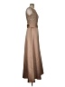 Patra 100% Polyester Solid Tan Cocktail Dress Size 6 - photo 4