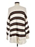 American Eagle Outfitters Stripes Ivory Pullover Sweater Size M - photo 2