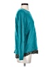 J.Jill Paisley Teal Pullover Sweater Size S - photo 4