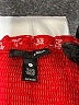Aqua 100% Polyester Red Casual Dress Size L - photo 7