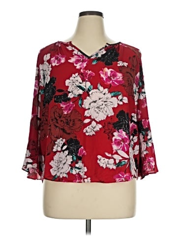 Jennifer Lopez 3/4 Sleeve Blouse (view 1)