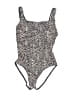 Unbranded Animal Print Gray One Piece Swimsuit Size M - photo 1