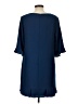 CeCe 100% Polyester Solid Blue Casual Dress Size 12 - photo 2