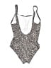 Unbranded Animal Print Gray One Piece Swimsuit Size M - photo 2