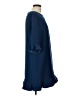 CeCe 100% Polyester Solid Blue Casual Dress Size 12 - photo 4