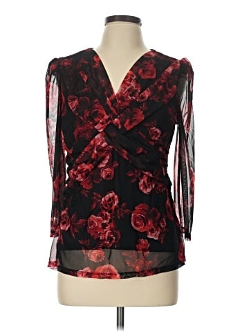 INC International Concepts 3/4 Sleeve Blouse (view 1)