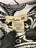 Lola P. Print Silver Short Sleeve Blouse Size XL - photo 7