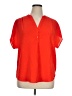 Allison Joy Red Short Sleeve Polo Size XL - photo 1