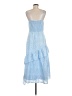 Sam Edelman 100% Polyester Blue Cocktail Dress Size 8 - photo 2
