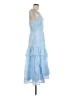 Sam Edelman 100% Polyester Blue Cocktail Dress Size 8 - photo 4