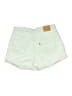 Levi's 100% Cotton Solid Green Shorts Size 30 waist - photo 2
